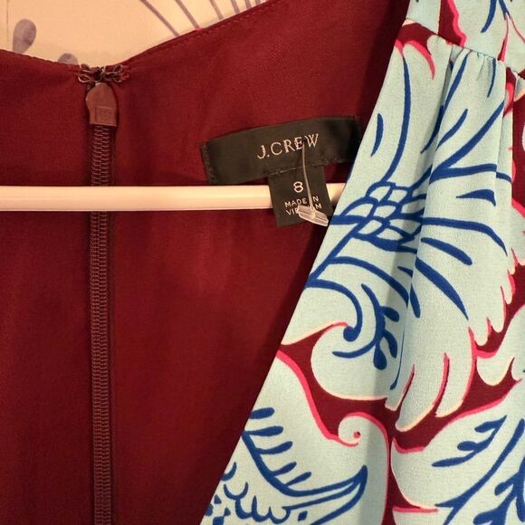 J. Crew Blue Sweetheart Maxi Sundress size 8 - Picture 3 of 8